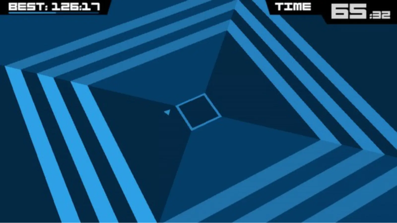 screenshot of:Super Hexagon