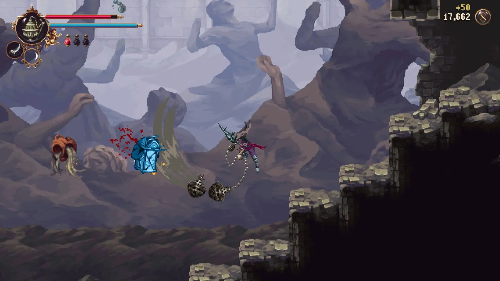 screenshot of:Blasphemous 2