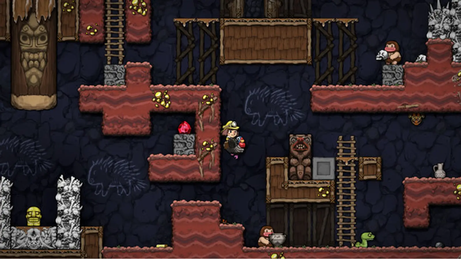 screenshot of:Spelunky 2
