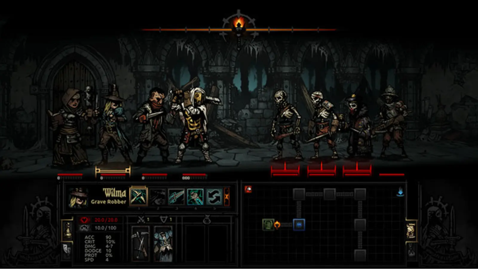 screenshot of:Darkest Dungeon