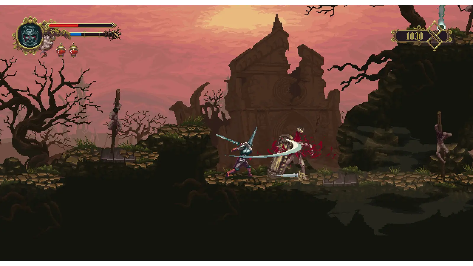 screenshot of:Blasphemous