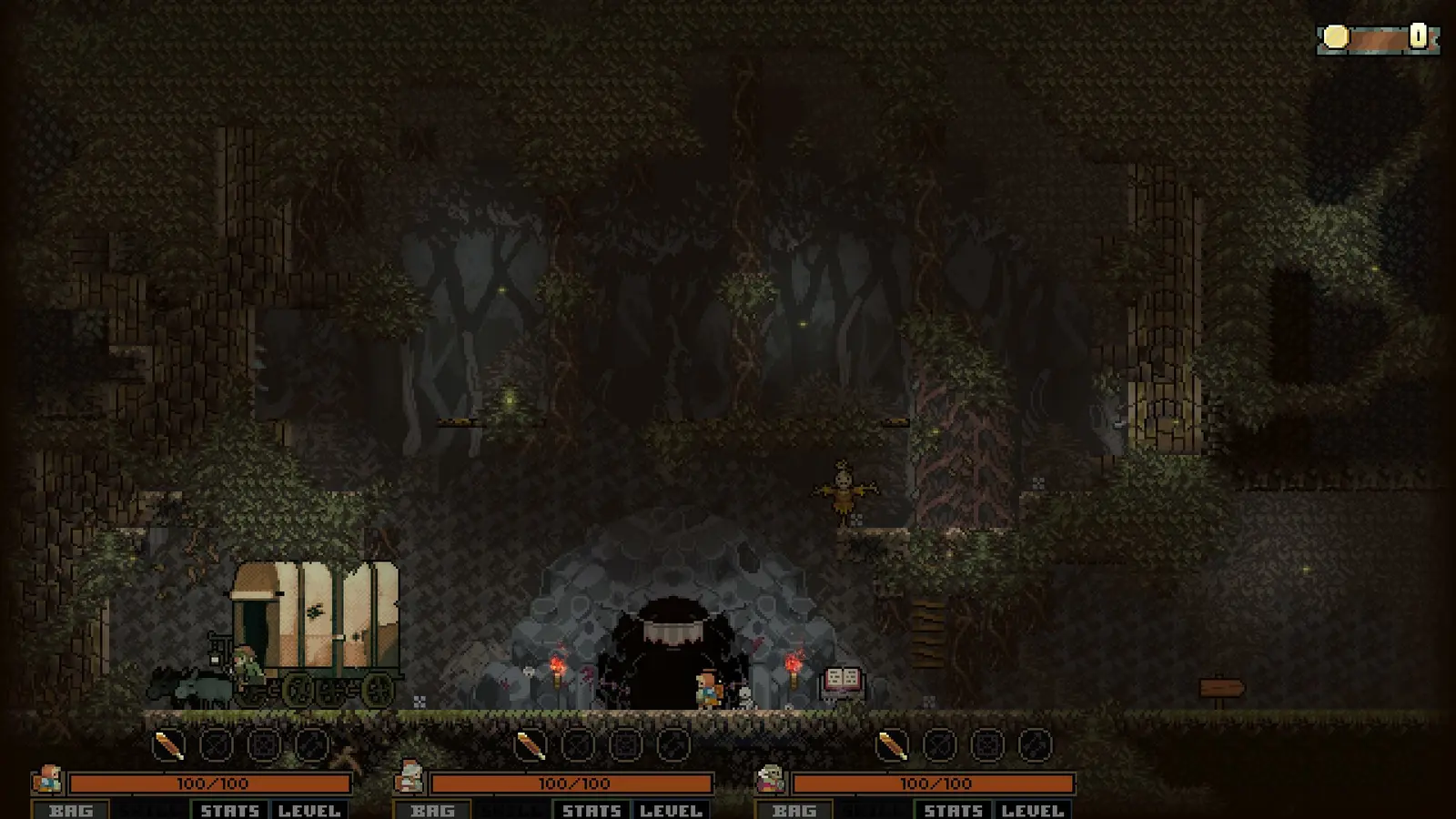 screenshot of:Vagante